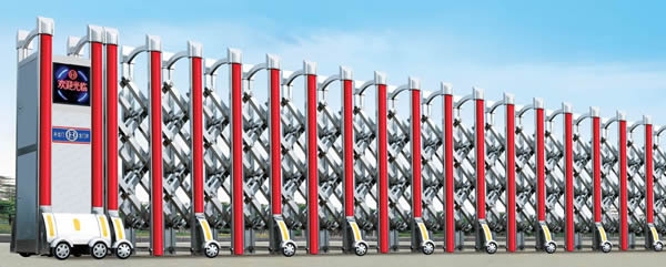 不銹鋼電動伸縮門7