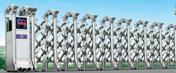 不銹鋼電動伸縮門12