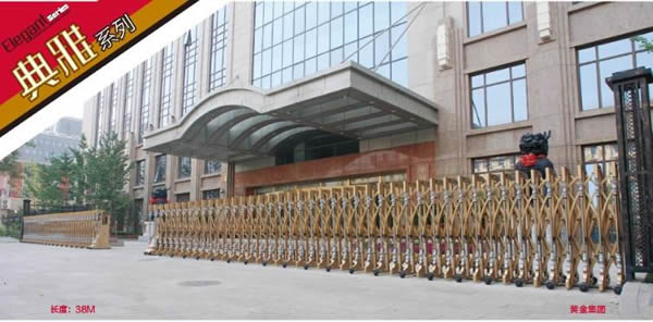 不銹鋼電動伸縮門11