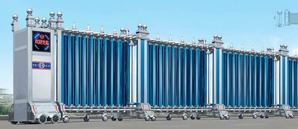 不銹鋼電動伸縮門16