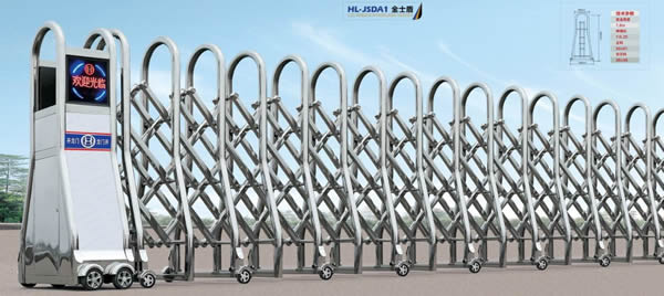 不銹鋼電動伸縮門20