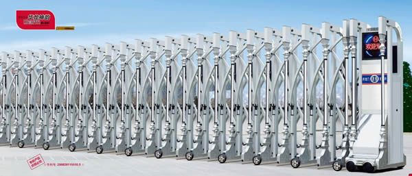 不銹鋼電動伸縮門26