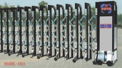 不銹鋼電動伸縮門27